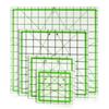 Yousheng 4Pcs Acrylic Quilting Ruler 4.5/6/9.5/12.5-Inch Square Fabric Cutting Patchwork Ruler with Clear Mark DIY Sewing Craft Projects Template