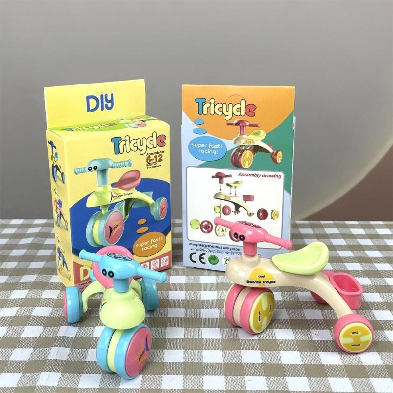 1Pcs Dollhouse Mini Tricycle Simulation Small Bike Model Toys Miniature Home Scene Ornament Doll House Accessories