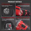 Cordless Angle Grinder 21V 9000RPM Brushles Grinders Tools with 4.0Ah Battery and Charger