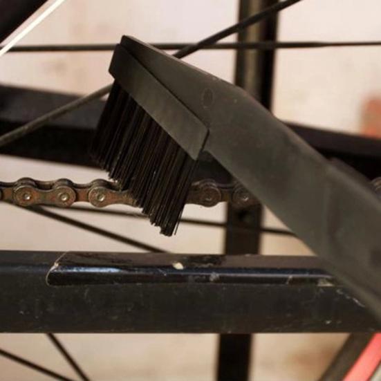 2Pcs/Set Bicycle Chain Brush Wide Range Use High Hardness Premium Wear-resistant Bicycle Roulette Brush for Road Bike