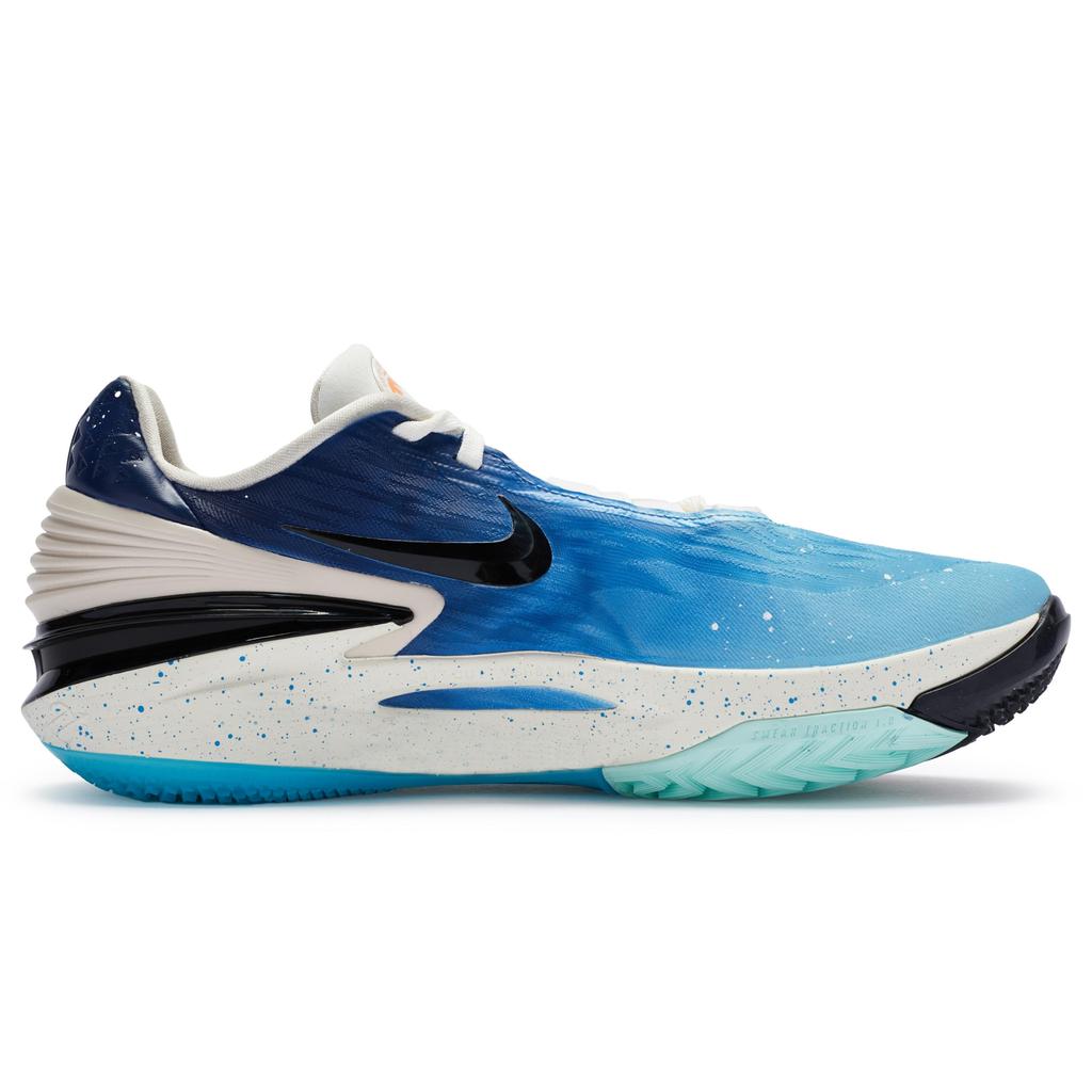 Nike Air Zoom G.T. Cut 2 Cushioning Slip Resistant Low top Basketball Shoes Unisex Blue Black DJ6013-104(Team80-)