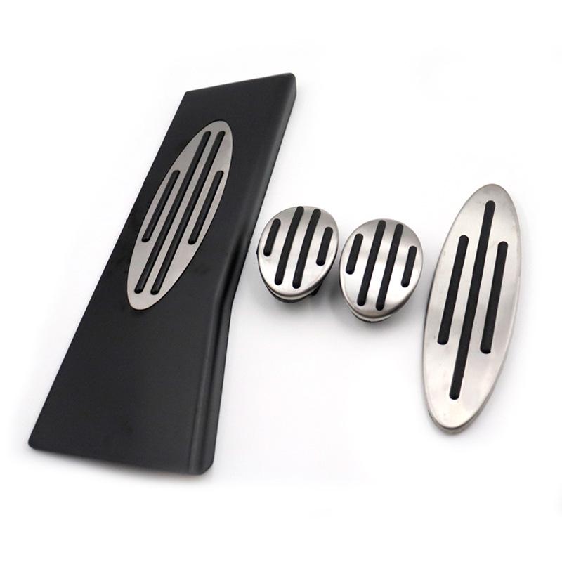 Anti-Slip Car Pedal Set for Mini: Throttle, Brake & Rest