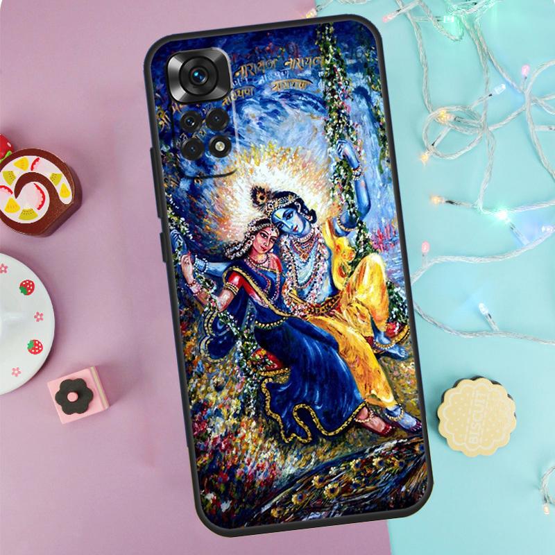 Lord Krishna Radha Case For Xiaomi Redmi Note 14 Pro 9 10 11 12 13 9S 10S 11S 12S Redmi 14C 10C 12C 13C Cover