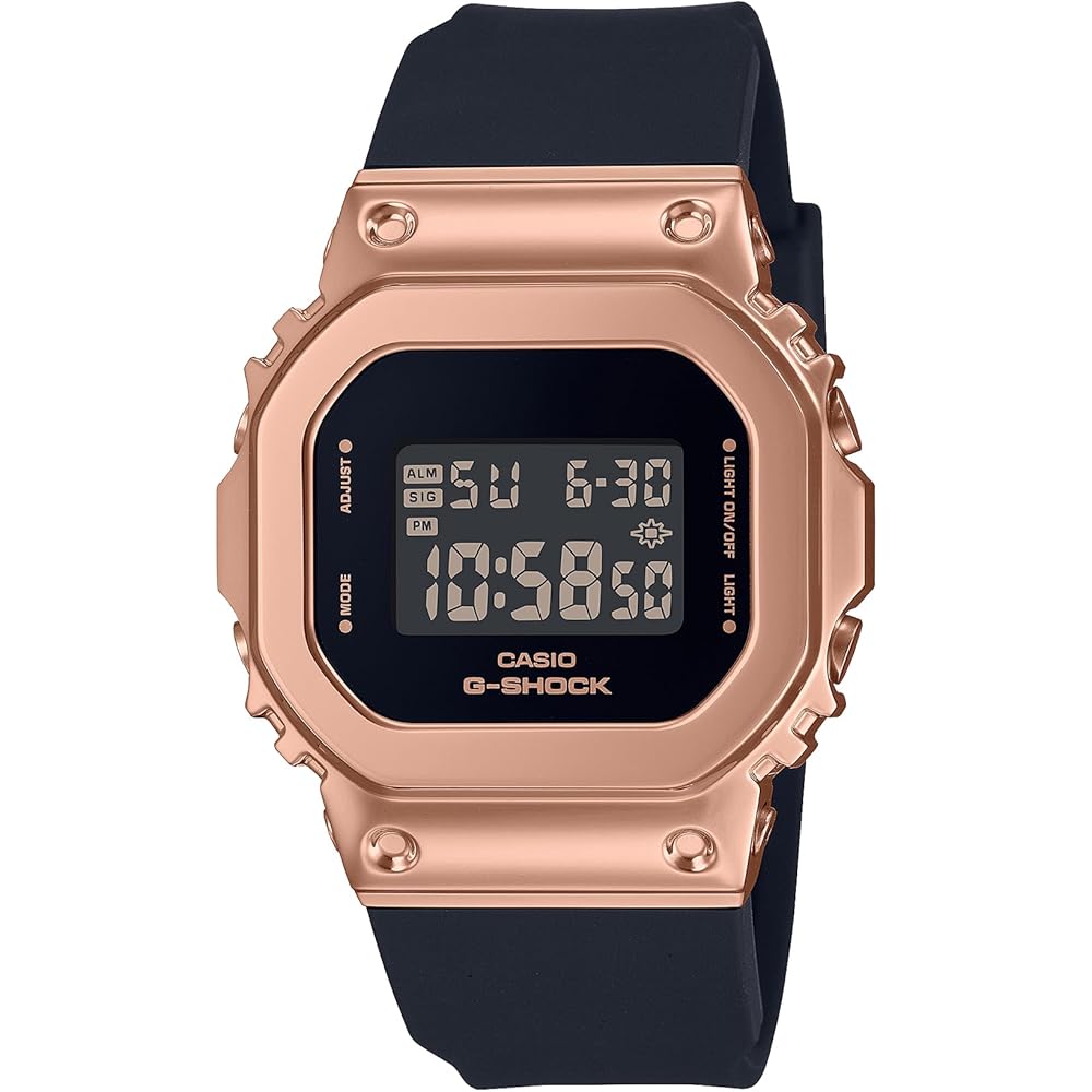 

Casio G-Shock GM-S5600UPG-1JF Mid-Size Metal Covered Women s Watch Pink Gold