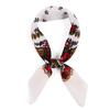 85Cm Gold Yarn Square Russian Scarf Women Floral Printed Shawl Female Bandana Head Wrap Headband Scarves Handkerchief