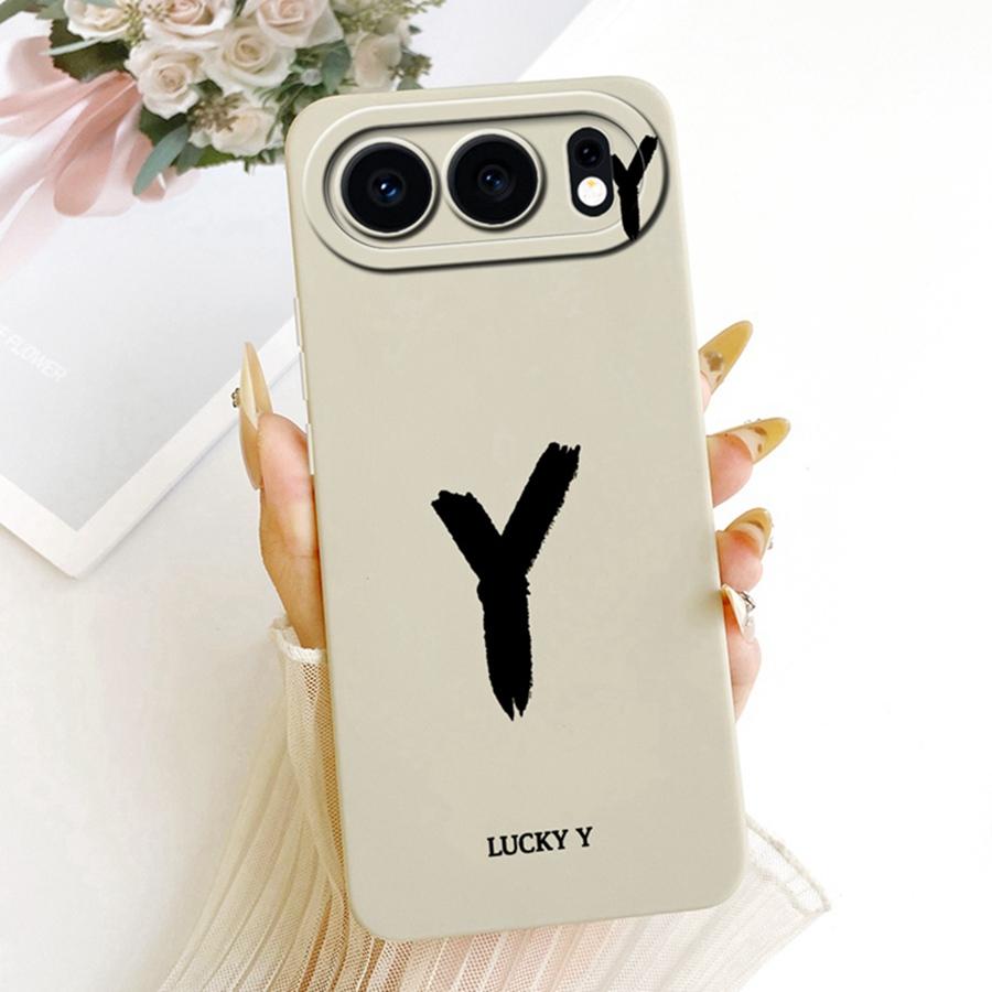 For Honor 500 Pro Case Honor500 Cover Lucky A-Z Letters Soft Silicone Coque Phone Case For Honor 500Pro MEP-AN00 Cases