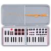 AKAI Professional MPK Mini Plus USB MIDI Keyboard Controller Compatible with Lebakort Storage Case - (Gray Case)