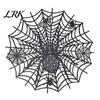 Easy to Clean Table Mats for Dining Halloween Spider Web Placemat Table, Heat Resistant PVC Mats, Protectors Waterproof Non-Slip Hollow Decorative