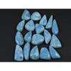 251Cts. Natural Larimar Pectolite Fancy Cabochon Loose Gemstone 18 Pcs Lot C-834