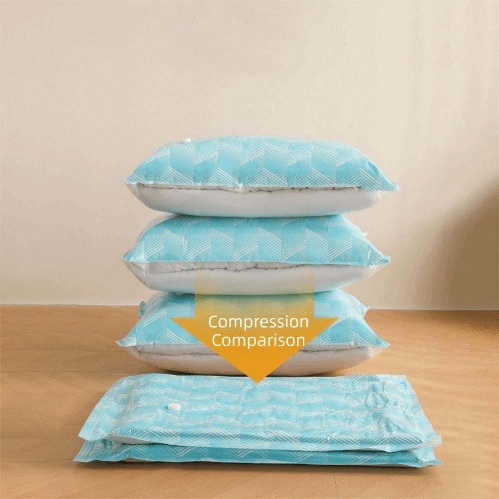 6PCS Large Capacity Vacuum Compression Bag Dust-proof Space Saving Vacuum Storage Bag Moisture-proof Clothes Moving Bag Travel