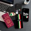 Silikonhülle für Motorola Moto G86 G14 G35 G34 G45 G55 G64 G75 G85 G24 G15 G54 G57 Power Handyhülle Italien Flagge