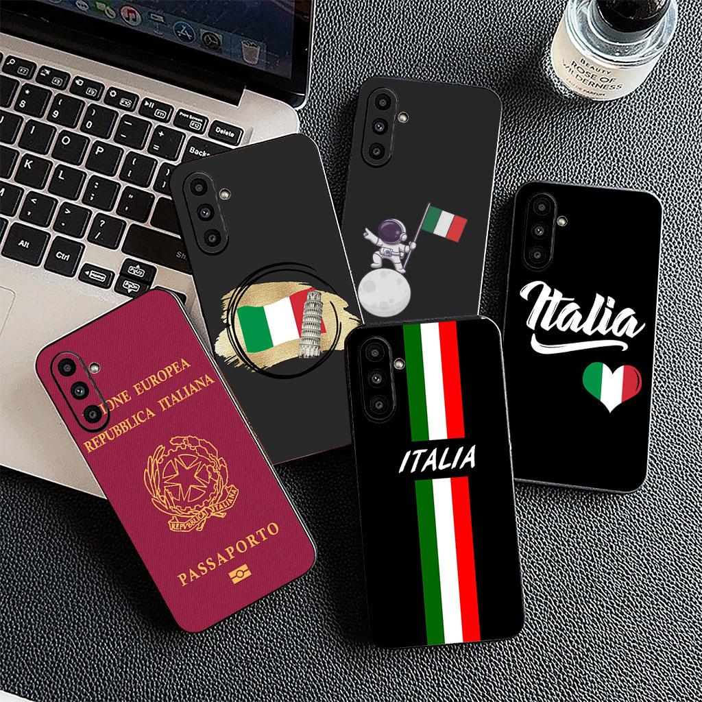 Silikonhülle für Motorola Moto G86 G14 G35 G34 G45 G55 G64 G75 G85 G24 G15 G54 G57 Power Handyhülle Italien Flagge