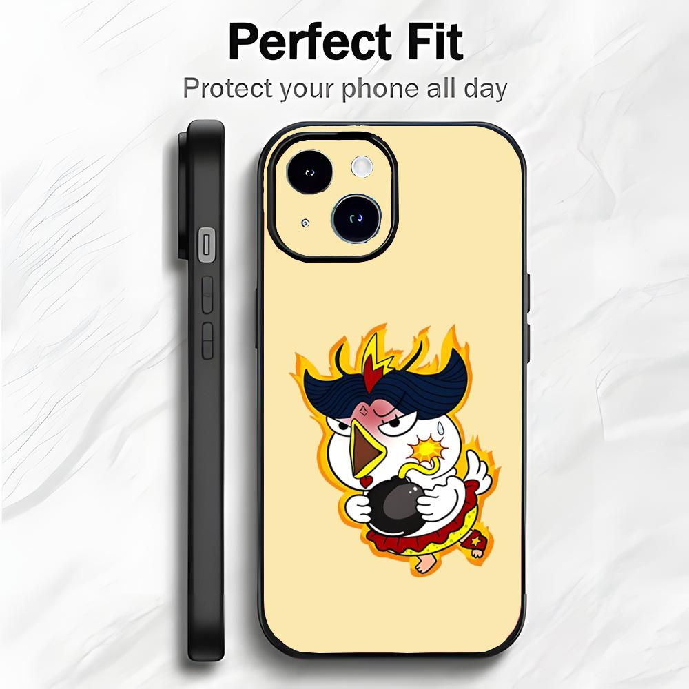 

Cute Funny Abstract Food Art B-Buldak Ramen Phone Case Phone Case Soft Packaging Lightweight For iPhone17 16 15 14 13ProMax iphone12promax