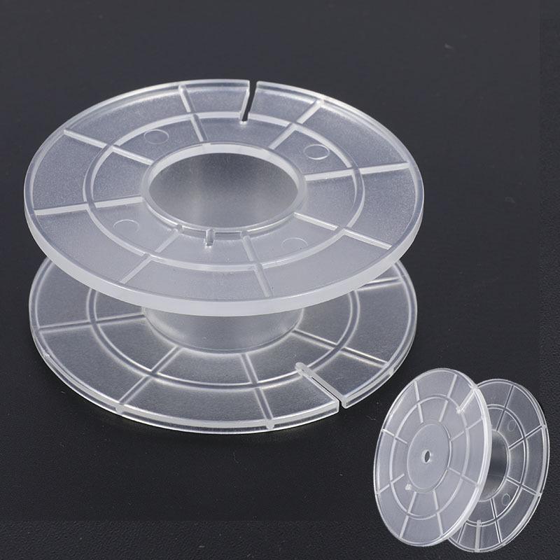 Clear Round Skeleton Plastic Spool for Audio Inductor Coil