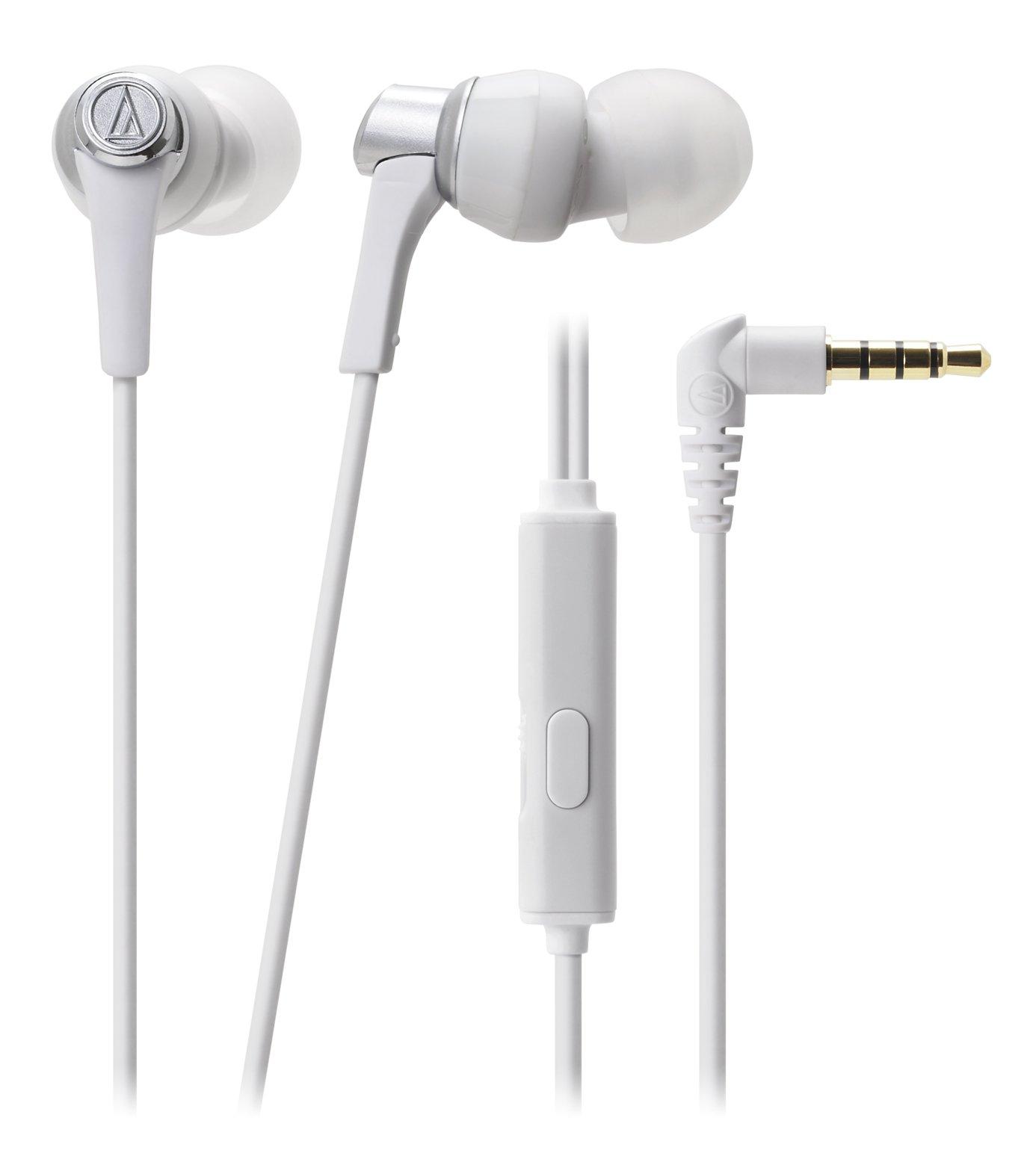 

audio-technica CKR Series In-Ear Earphones for Smartphones, White, ATH-CKR3iS WH