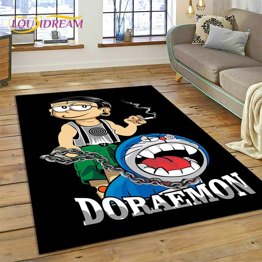 3D Cartoon Dream D-Doraemon Anime Rug Carpet for Living Room Bedroom Home Decor,Floor Mat Non-slip Decoration for Sofa Doormat