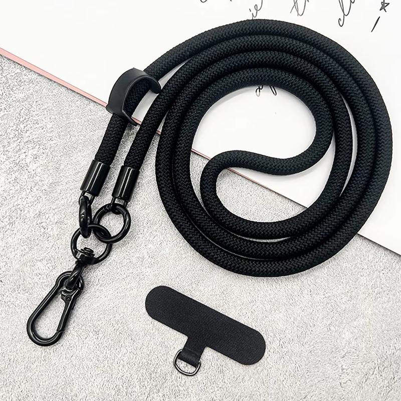 Universal Adjustable Phone Lanyard Anti-lost Lanyard Strap Detachable Colorful Neck Cord Phone Safety Tether Keychain Chain Rope