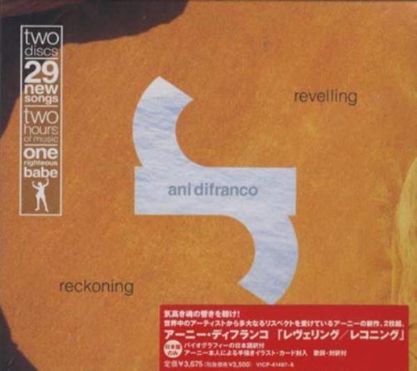 

CD ANI DIFRANCO - Revelling / Reckoning VICP614878 Victor 2001 Japan Rock Used