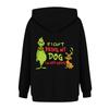Women's Fashionable Casual Long-Sleeved Hooded Printed Sweatshirt