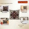 2D Exquisite Geometric Patterned Decorative Cushions Pattern Cushion Cover Suitable For Sofa Bedroom Car Pillow Cover