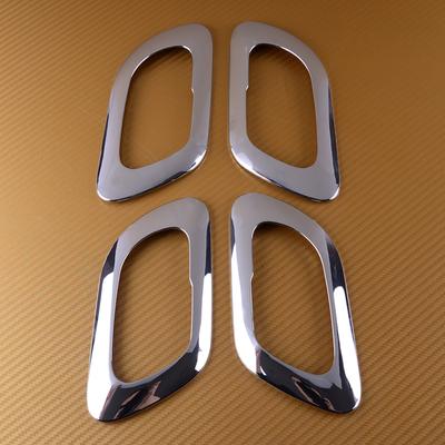 4 Stück ABS Silber Innen Türgriff Schale Abdeckung Rahmen Verkleidung Passend für Peugeot 3008 2009 2010 2011 2012 2013 2014 2015