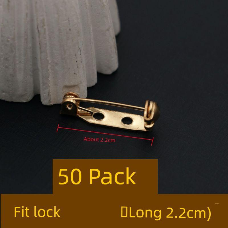 

Брошь Золотисто-желтая Булавка Страховочная булавка Основа для корсажа Поддержка Страховочная булавка с замком Головка Бейдж с именем Ручная работа DIY Украшение Аксессуары In-line [2.2cm gold plating] 50 Pack