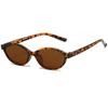 Women's High-End Retro Oval Sunglasses with Sun Protection