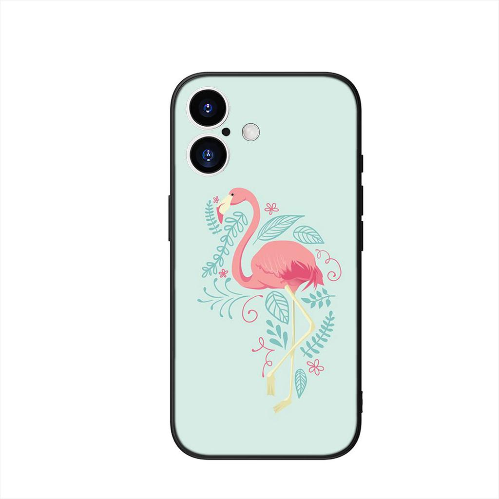 Flamingo Handyhülle Case für Apple iPhone 16 15 14 Plus 13 12 Mini 17 Pro Max + 16E Air 16+ ProMax Hülle