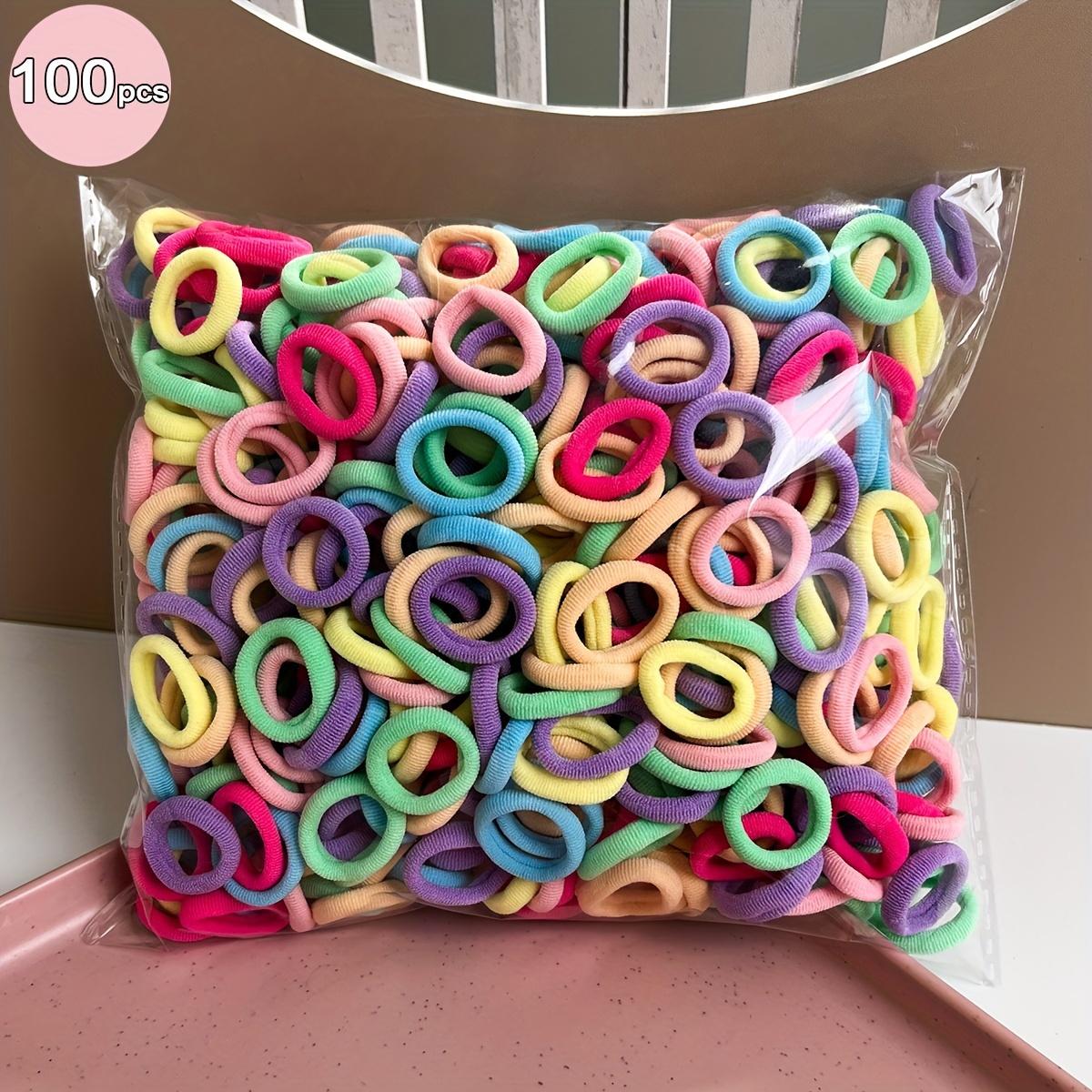 

Durable High Elasticity Rubber Bands for Girls, Ideal for Creating Hair Buns And Ponytails Without Hair Damage