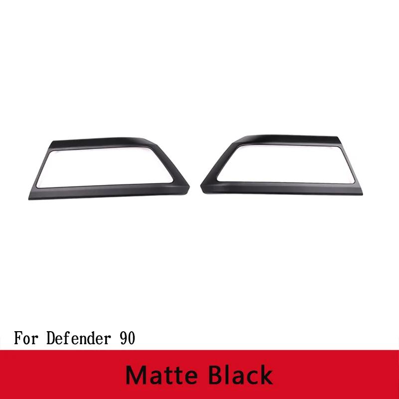 

For 2020-2024 Land Rover Defender 90 110 ABS carbon fiber pattern car door handle frame cover sticker interior accessories