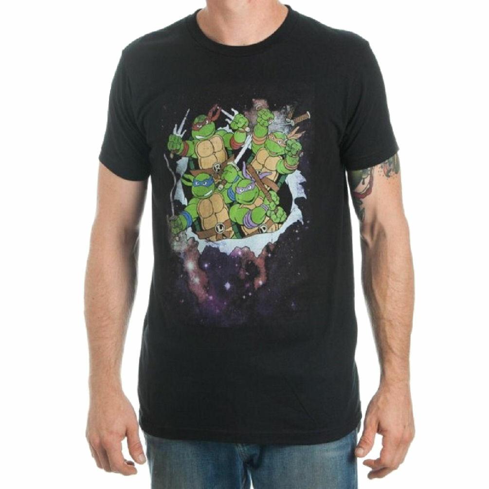Teenage Mutant Ninja Turtles Busting Out of Space Men s T-Shirt - NWT XXL