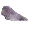 Amethyst Stone Guasha Board Portable Scraping Massage Tool for SPA Acupuncture Therapy Massage Face Lifting