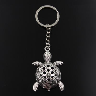 Fashion Keychain 56x37mm Sea Turtle Tortoise   Pendants DIY Men Jewelry Car Key Chain Ring Holder Souvenir For Gift