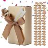 50pcs Wedding Favors Candies Souvenirs Gift Paper Gift Box for Wedding with BowknotGold