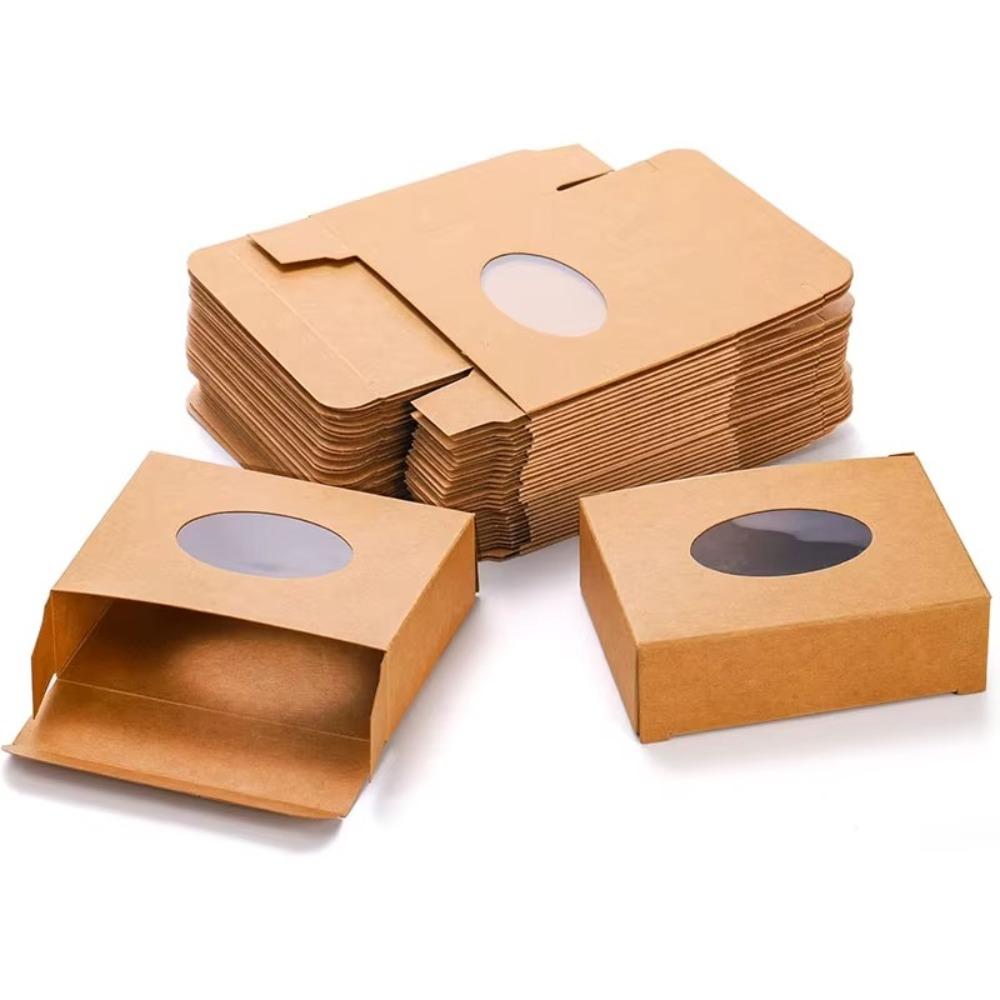 10/20Pcs Mini Gift Box Kraft Paper Handmade Soap Wrapping Box  Wedding Birthday Party Supplies