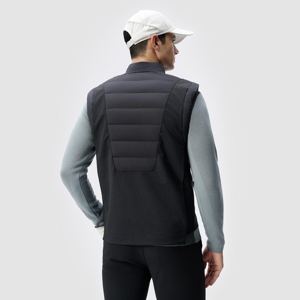 New FILA Golf Series Vest Men's Pitch Black A11M445911F-BK