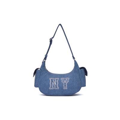 New York Yankees 24FW NY Letter Logo Zipper Shoulder Bag Unisex Shoulder Bag 3ABQM034N-50INS