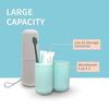 Travel Toileting Cup Toothbrush Cup Toothpaste Storage Box Portable Dental Appliance Box Toothbrush Bucket Simple Mouthwash Cup