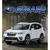 1/30 Subaru Forester SUV Alloy Muscle Car Model Sound and Light Pull Back Children's Toy Collectibles Birthday Gift
