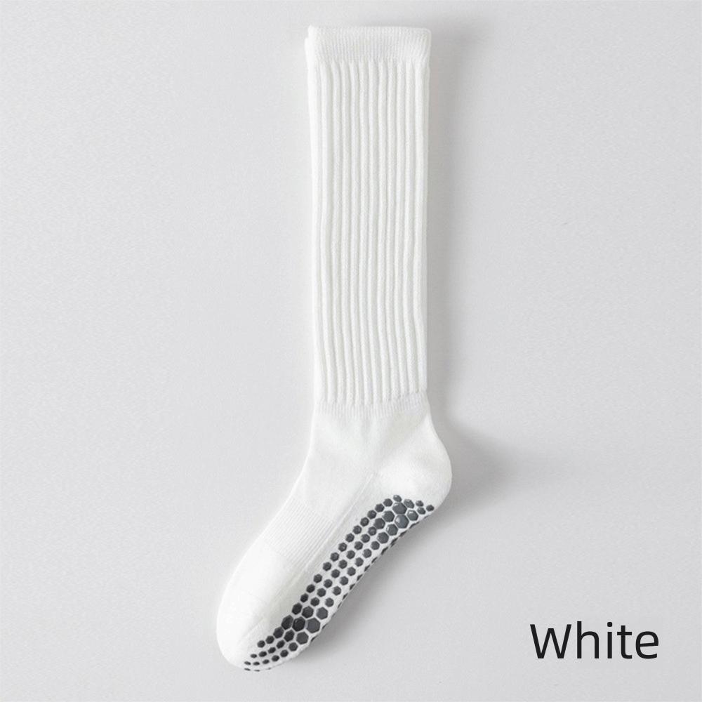 Solid Color Pilates Socks Silicone Terry Non-slip Socks New Ankle Socks  Women