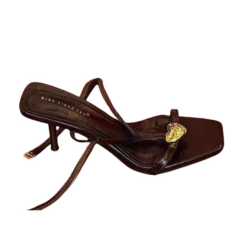 Fashion High Heels Women Sandals Designer Elegant Shoes Fashion New Woman Slippers 2025 Summer Luxury Pumps Dress Sandalias De Mujer