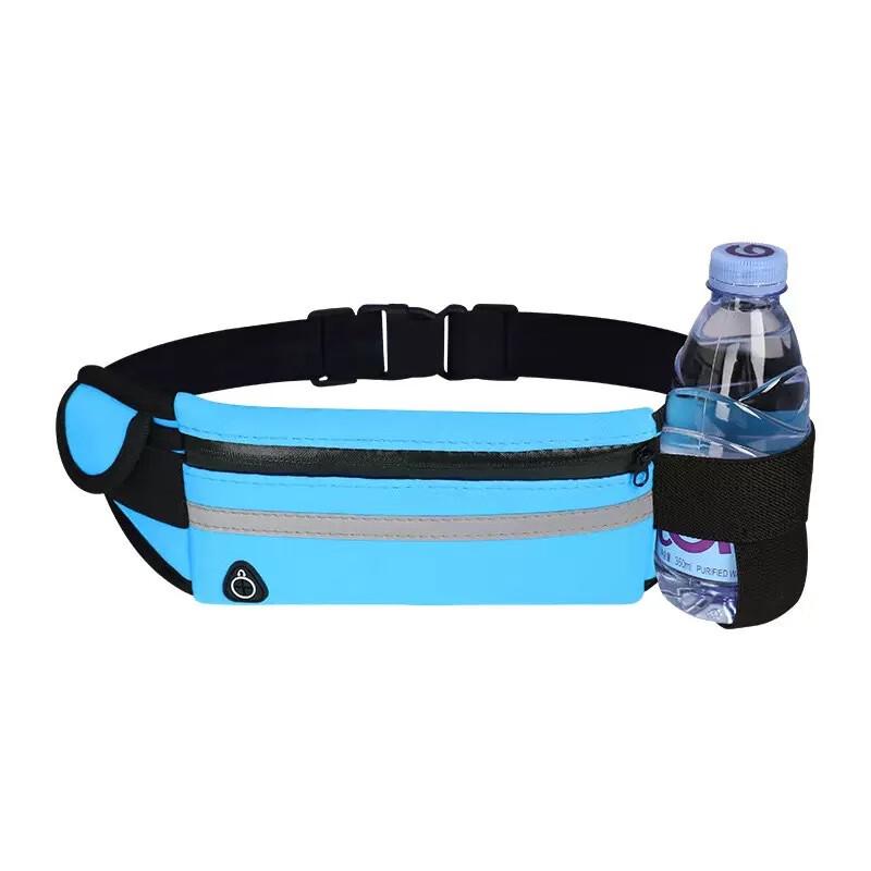 Outdoor Running Waist Pack with Water Bottle Holder - 5 Pack