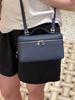 2025 Women's Genuine Leather Crossbody & Clutch Bag - LP19 Top Layer Cowhide Lunch Box Design