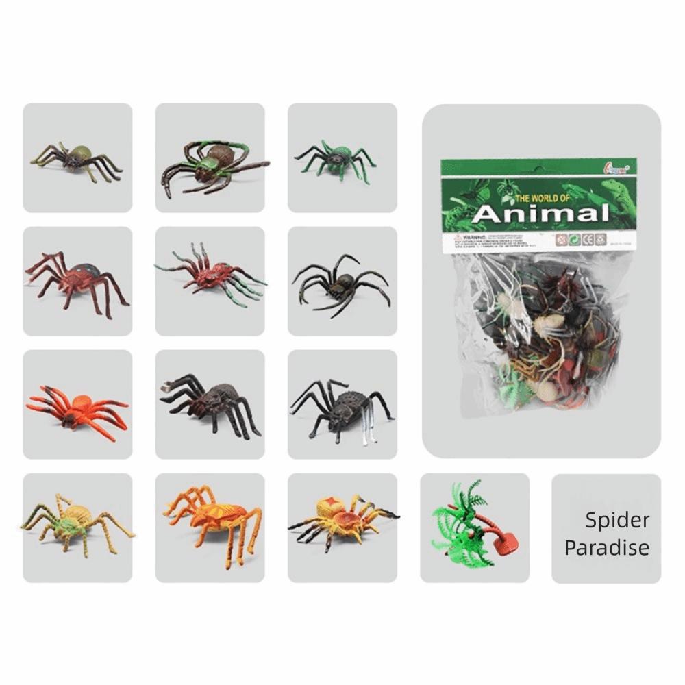 12PCS Mini Mini Dinosaur Action Figure Multicolor Safari Animal Toys Creative Realistic Model Toy