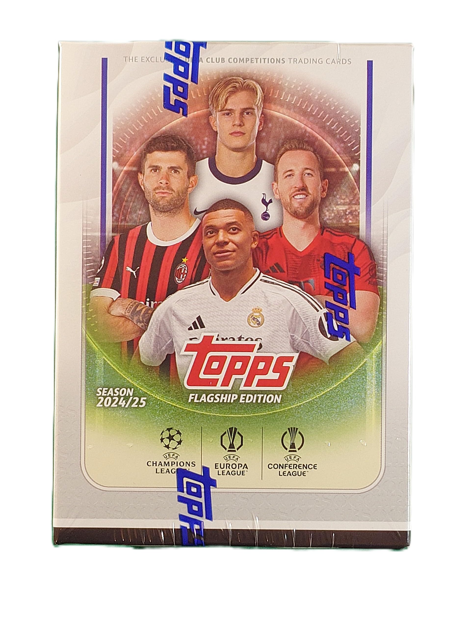 

Topps UEFA Club Competitions Value Box Topps UEFA Club Competitions Value Box 2024-25 - 2024-25 [Б/У]