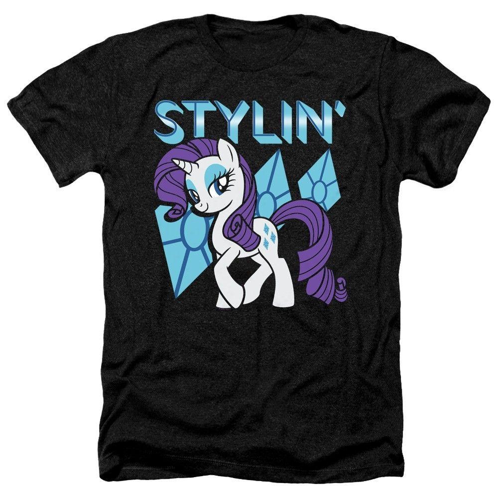 Unisex shirt Cotton Oversize Large Size My Little Pony Friendship Is Magic Stylin Rarity s Licensed