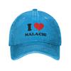 Washed Baseball Cap I Love Malachi Barton Summer Trucker Hat For Couple Women  y2k Retro Outdoor Sport Sun Snapback Cap