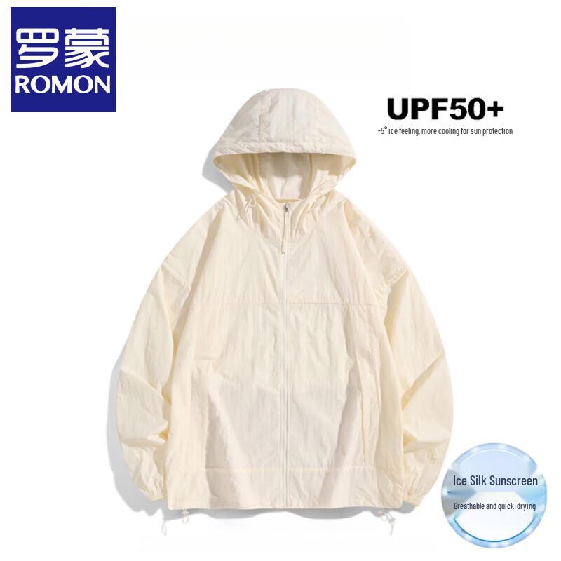 Luomeng Unisex Hooded Ice Silk Quick-Dry UV Protection Jacket S