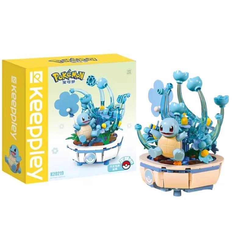 

Pokemon Building Block Pikachu Charmander Squirtle Plant Potted Jigglypuff Mini Scene Model Brick Figure Toys For Christmas Gift No Box