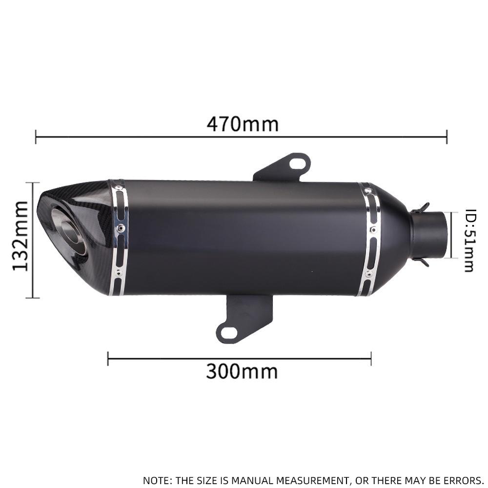 Forza350-Compatible Modified Motorcycle Exhaust Tailpipe